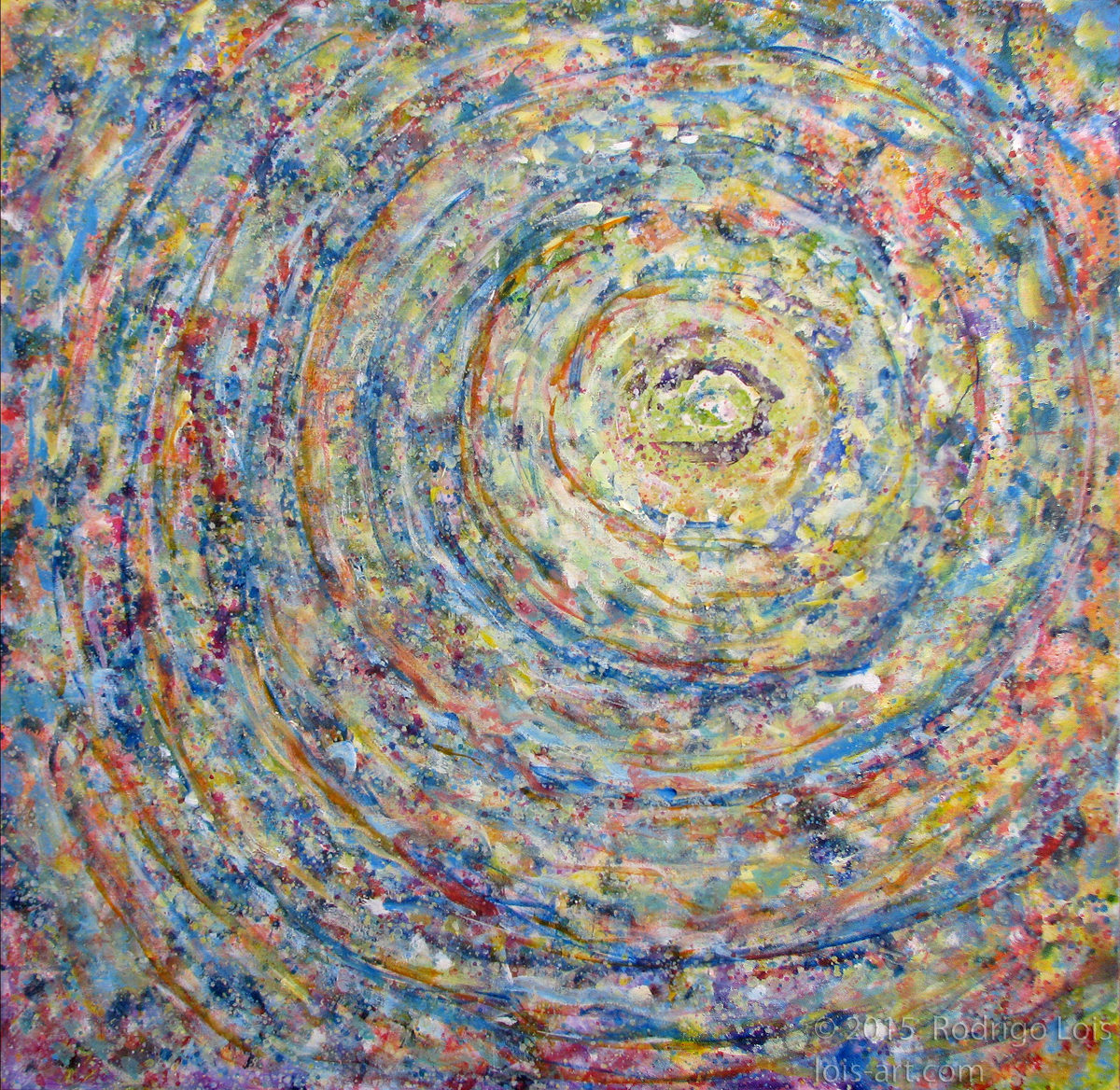 9 The light-acrylic on canvas 36x36&#34;