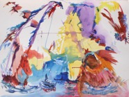 5 Storm Feb 2008 acrylic on paper 22X30”