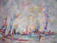 12 Ocean Mar 2008 acrylic on canvas 48X60