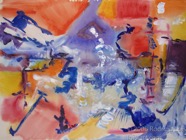 46 Landscape Aug 2008 acrylic on paper 22X30”