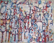 49 The climb Sep 2008 acrylic on canvas 48X60