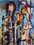 52 Group Sep 2008 acrylic on paper 22X30”