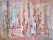 53 Temple Sep 2008 acrylic on paper 22X30”