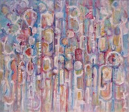 61 People Oct 2008 acrylic on canvas 72X60”