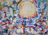 71 Sun Nov 2008 acrylic on paper 22X30”