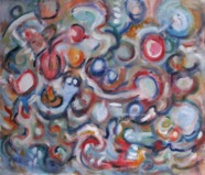 73 Untitled Nov 2008 acrylic on canvas 72X60”