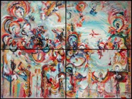 3 Voyage Jan 2007 acrylic on paper 60X45”