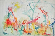4-Garden Jan 2007 WC on paper 22X15”