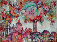 14 Tree of life May 2007 acrylic on paper 30X22”