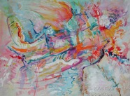 17 Jazz Aug 2007 acrylic on paper 22X30”