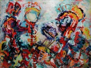 24 Ofrenda Oct 2007 acrylic on paper 30X22”