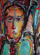 28 Vision Nov 2007 acrylic on paper 22X30”