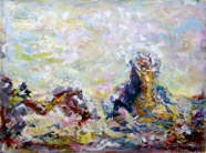 30 Birds Nov 2007 acrylic on paper 22X30”