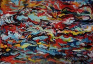 36 Landscape Dec 2007 acrylic on paper 22X30”