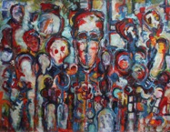 39 Matriarch Dec 2007 acrylic on paper 50X66”