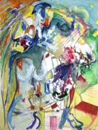 42 Promenade Dec 2007 acrylic on paper 22X30”
