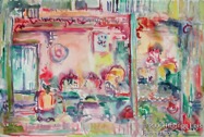 8 Patio Jan 2006 WC on paper 22X15”