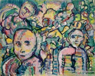11 Waiting Jan 2006 oil on canvas 15X11”