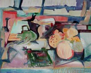 17 Pumpkins Feb 2006 acrylic on canvas 16X20”