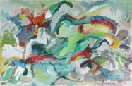 32 Pastoral Mar 2006 acrylic on board 13X20”
