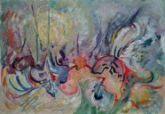 33 Race Mar 2006 acrylic on paper 22X15”
