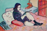 34 Reading Mar 2006 C on paper 22X15”