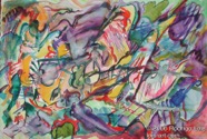 35 Aboriginal Apr 2006 WC on paper 22X15”