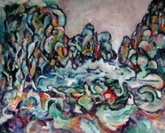 42 Hidden Apr 2006 acrylic on canvas 20X16”