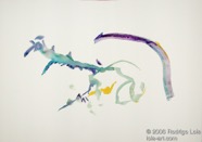 56 Parade May 2006 acrylic on paper 22X15”