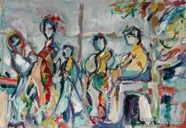57 Play May 2006 acrylic on board 22X15”