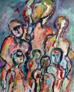 63 Group Jun 2006 oil in canvas 16X20”