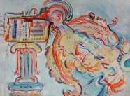 67 Song Jun 2006 acrylic on paper 30X22”
