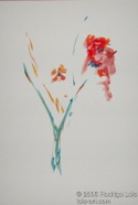 89 Flowers Sep 2006 acrylic on board 13X19”