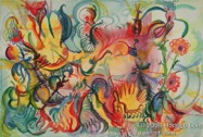 91 Dream Sep 2006 WC on paper 22X15”