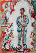 100 Prophet Sep 2006 acrylic on board 14X19”