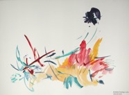 108 Geisha Oct 2006 acrylic on paper 30X22”