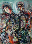 116 Suffering Oct 2006 acrylic on paper 22X30”