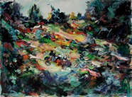 120 Landscape Nov 2006 acrylic on paper 22X30”