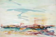 125 Desert Nov 2006 acrylic on paper 22X15”
