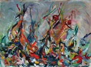 126 Ships Nov 2006 acrylic on paper 30X22”