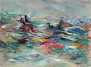 127 Storm Nov 2006 acrylic on paper 22X30”