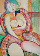 3 Nnude Jan 2005 WC on paper 11X15”