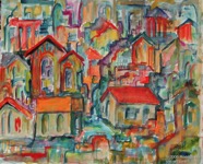 57 Hill Aug 2005 WC on paper 22X15”