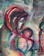 58 Love Aug 2005 WC on paper 10X8”