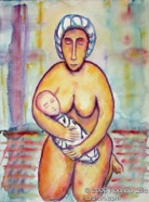 71 Protection Aug 2005 WC on paper 11X15”