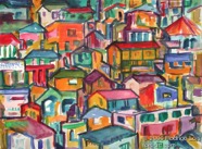 73 Houses Sep 2005 WC on paper 15X11”