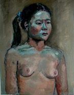 101 Girl Nov 2005 oil on canvas 14X18”