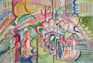 105 Symphony Nov 2005 WC on paper 22X15”