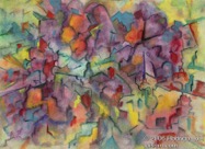 110 City Dec 2005 WC on paper 15X11”