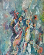 115 Dance Dec 2005 oil in canvas 16X20”
